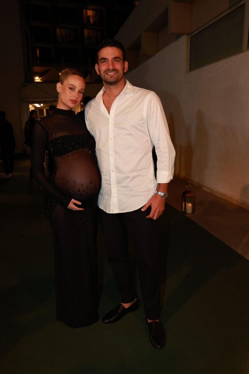 בר זומר ובעלה אביב (צילום: ענת מוסברג) בר זומר ובעלה אביב חתונה שנייה נועה קירל