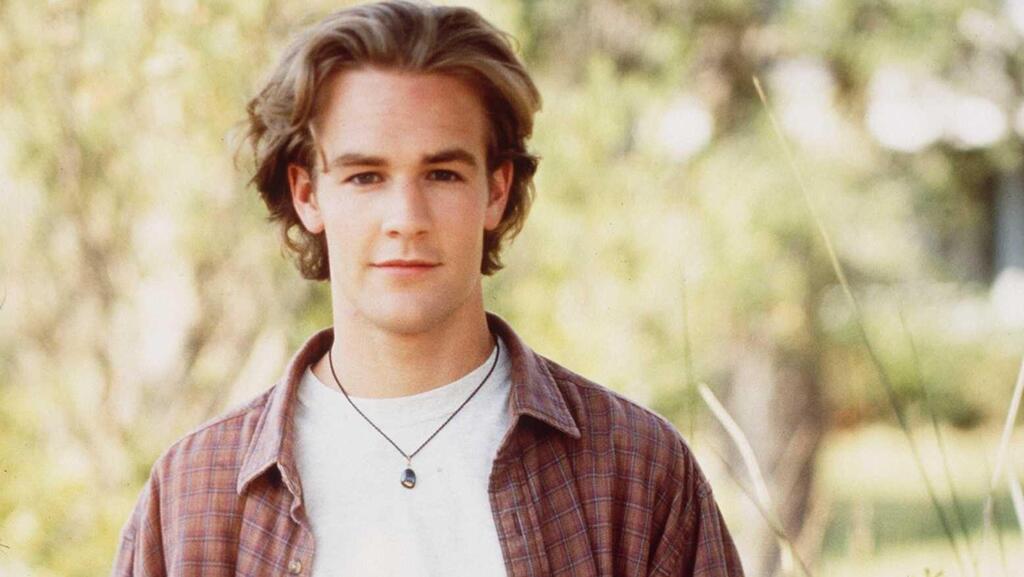 ג'יימס ואן דר ביק בצילומי הפרומו ל"דוסון קריק"