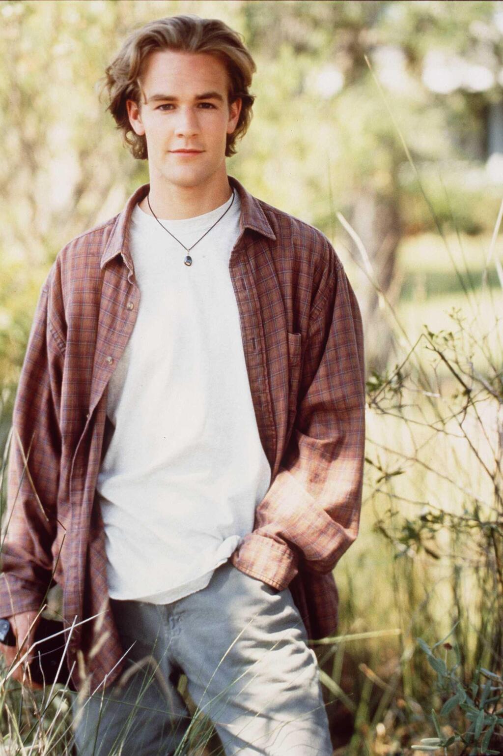 ג'יימס ואן דר ביק בצילומי הפרומו ל"דוסון קריק"