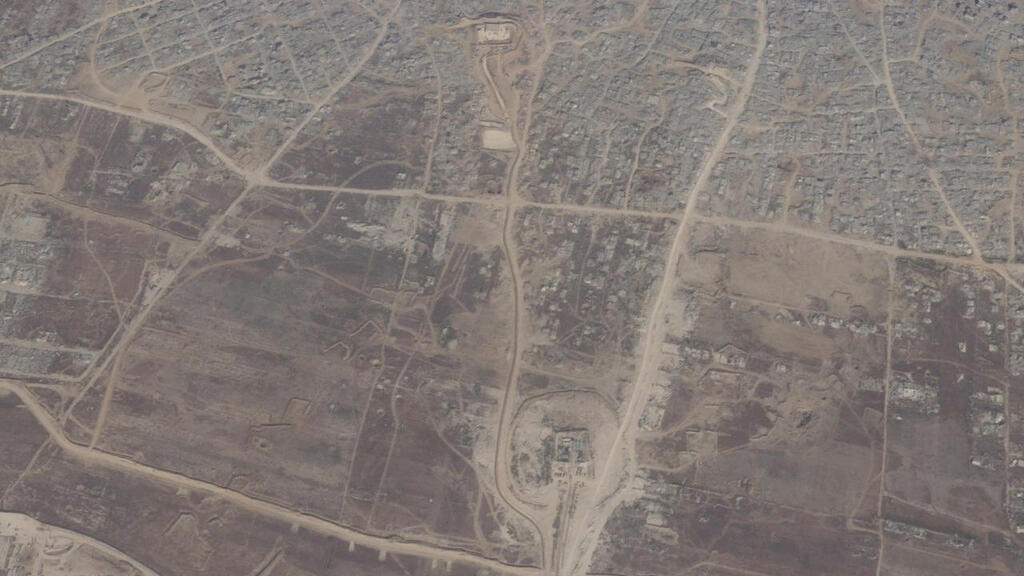 צילומי לוויין ממזרח עזה