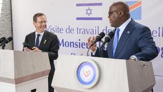 President Isaac Herzog meets with President Félix Tshisekedi