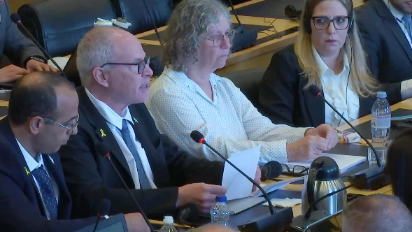 אביבה וקית' סיגל בוועדה נגד עינויים של האו"ם