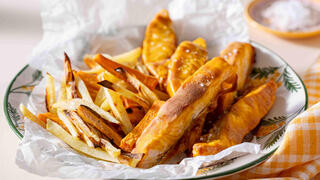 פיש אנד צ'יפס בתנור