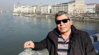 חאלד אל-חלבי גנרל לשעבר ב משטר אסד סוריה שברח לאירופה ומואשם בפשעי מלחמה ב אוסטריה בצילום שהעלה לרשת חברתית מבודפשט וסייע לאתר אותו