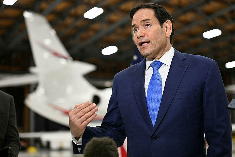 US Secretary of State Marco Rubio (Photo: Mandel Ngan/Pool Photo via AP) מזכיר המדינה האמריקני ארה"ב מרקו רוביו