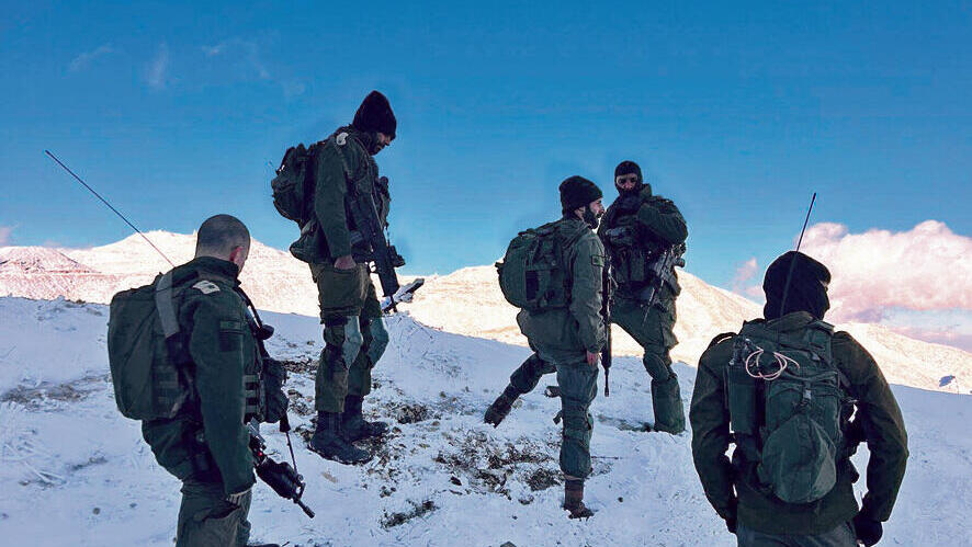 IDF soldiers on Mount Hermon (Photo: IDF) yk14580555