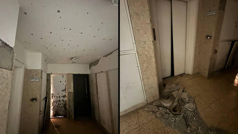 רימון רסס התפוצץ בבניין ביבנה