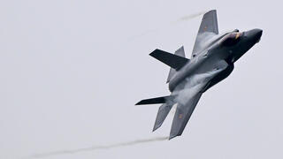 מטוס קרב F-35 של בלגיה בתרגיל באוקטובר 2025