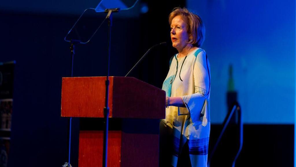 Dr. Susan Michael, president of the International Christian Embassy Jerusalem–USA (Photo: Combat Antisemitism Movement) ד"ר סוזאן מייקל, נשיאת "השגרירות הנוצרית הבינלאומית ירושלים-ארה"ב