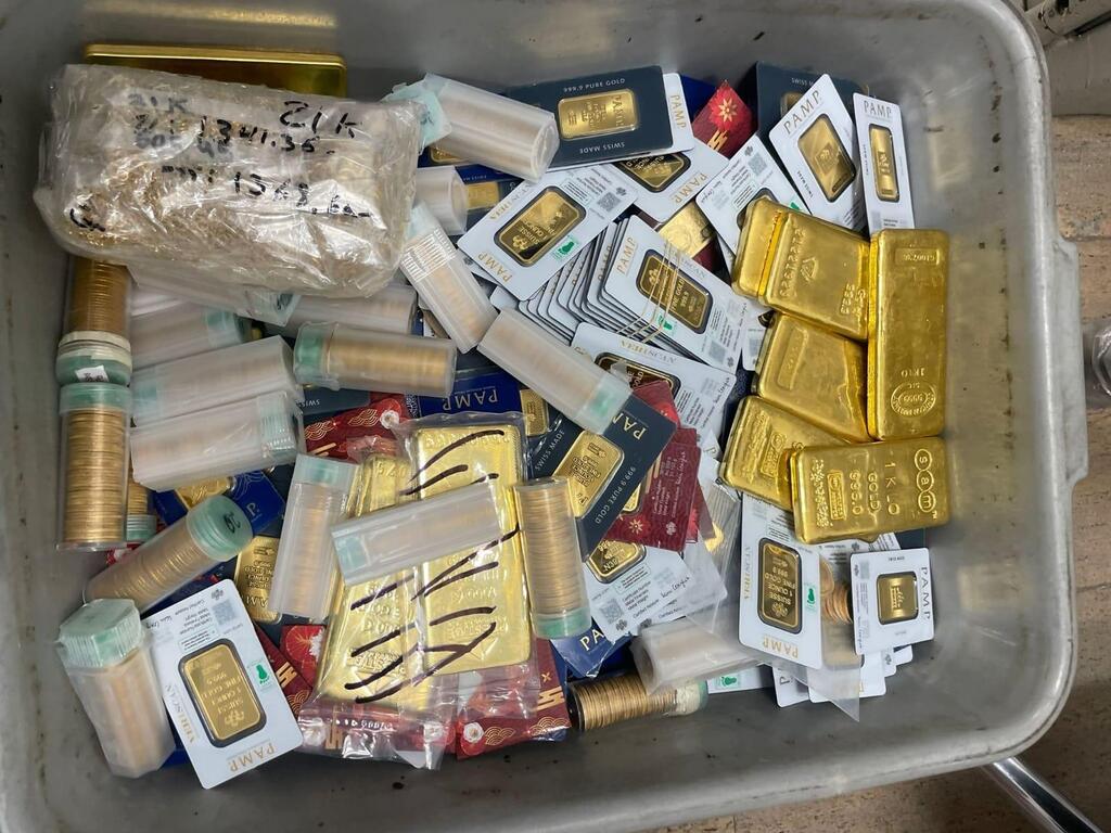 הזהב שנתפס בנתב"ג