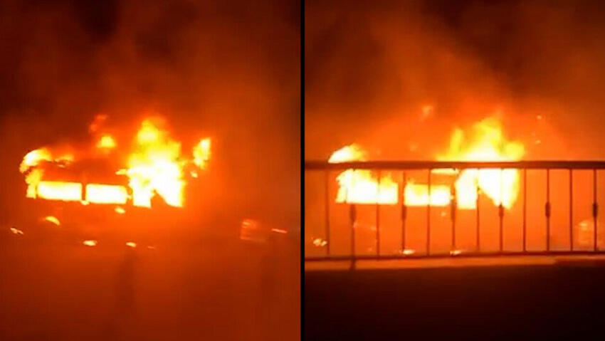 מתנחלים קיצוניים הציתו רכבים ובתים בכפר ליד המאחז שפונה, כ"ץ עדיין שותק | תיעוד