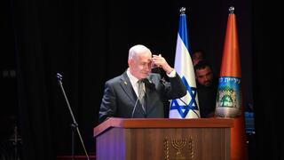 רה"מ בנימין נתניהו בטקס הרחבת הסכם הגג השני של העיר לוד