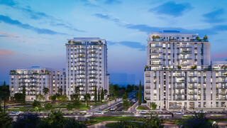 הדמיית פרויקט בראבו ברמת אפעל דירות מסובסדות לצד דירות למכירה בשוק החופשי