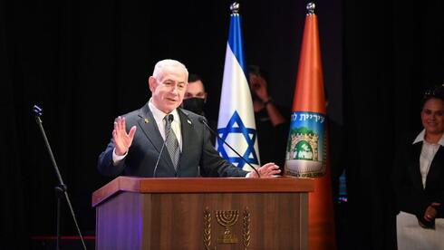 רה"מ בנימין נתניהו בטקס הרחבת הסכם הגג השני של העיר לוד