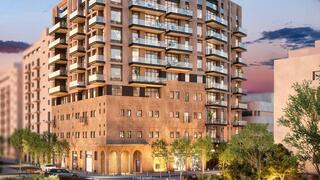 הדמיית פרויקט עדן בירושלים. פרויקט מגורים הכולל שימור של מלון עדן המיתולוגי