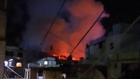 תקיפת כטב"ם באזור מחנה הפליטים עין אל-חלוה, בצידון