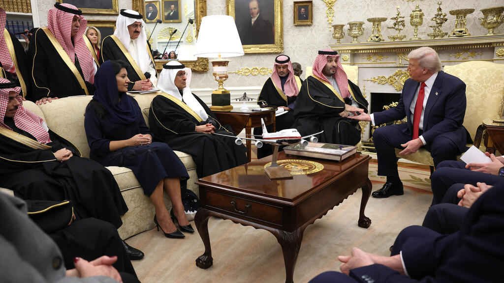 טראמפ ובן סלמאן