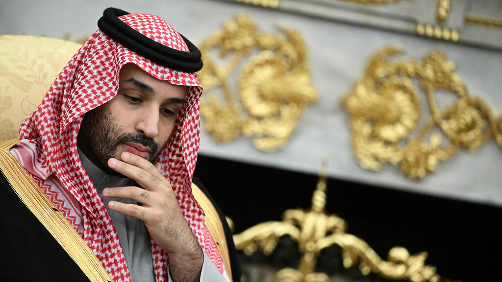 Saudi Crown Prince Mohammed bin Salman is in no hurry to seek Israeli assistance (Photo: Brendan Smialowski / AFP) טראמפ ובן סלמאן