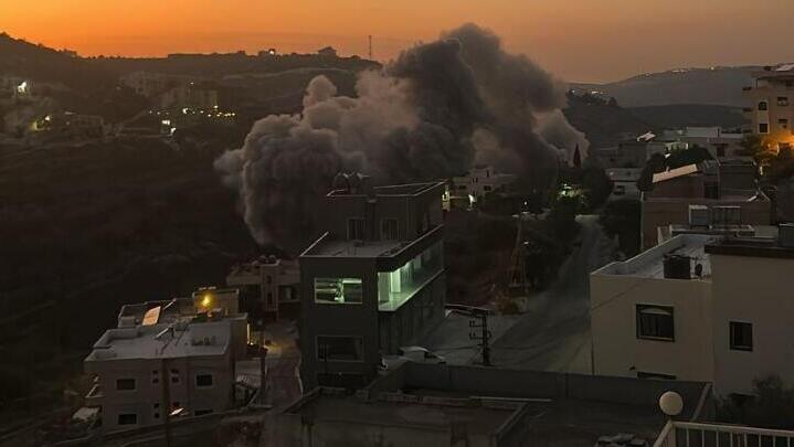 Israeli airstrikes hit Aynata, southern Lebanon תקיפות בעינאתא, לבנון