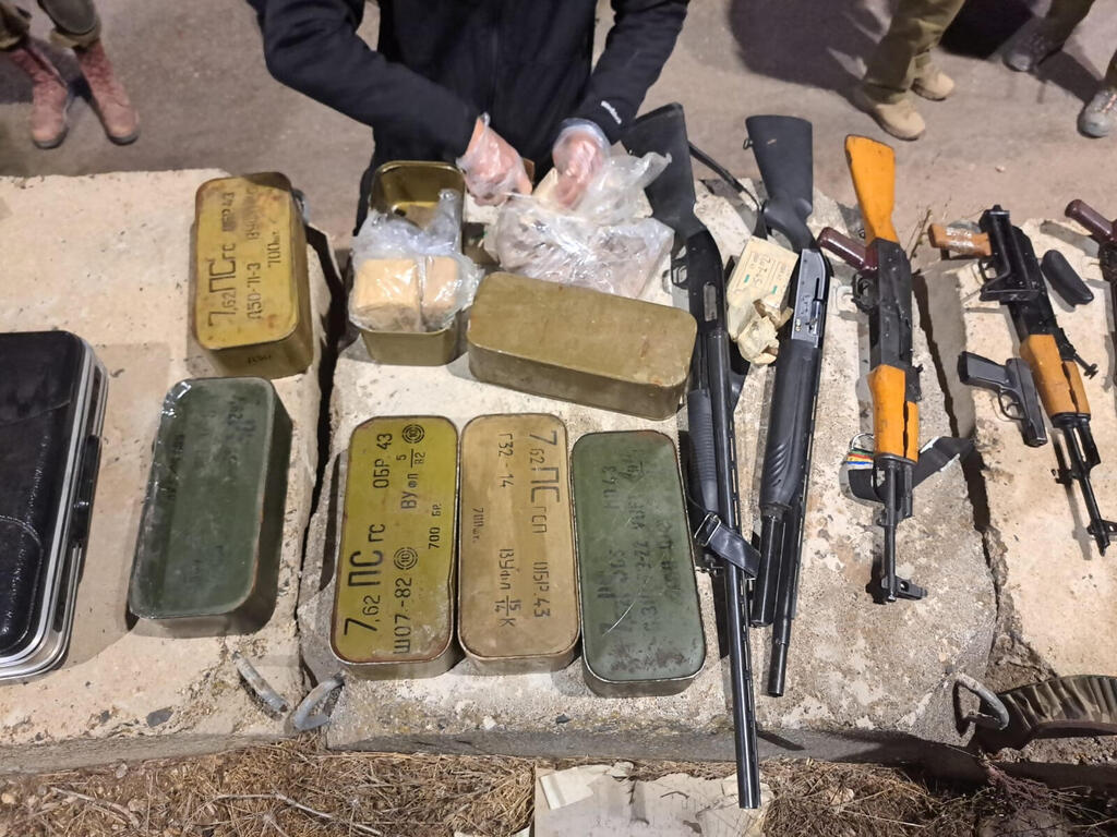 כוחות הביטחון חשפו תשתית להברחת אמצעי לחימה מסוריה לישראל