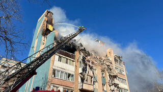 אוקראינה טרנופיל מתקפה רוסית על בניין מגורים