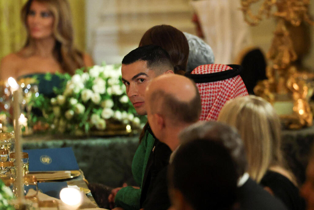 Ronaldo at the Whige house (Photo: REUTERS/Tom Brenner) רונאלדו