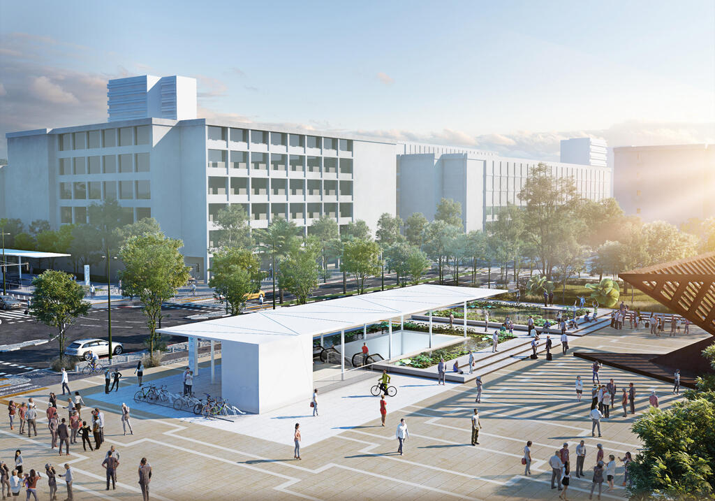 תחנת כיכר רבין של הרכבת הקלה בקו הירוק