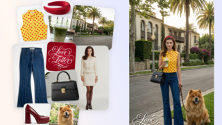 שילוב של כמה תמונות ואלמנטים לתמונה אחת בננו בננה פרו