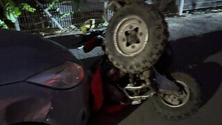 זירת התאונה במועצה אזורית חוף אשקלון