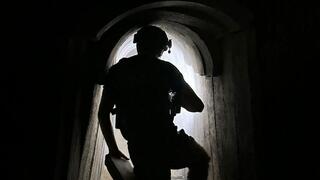 המנהרה בה הוחזק סגן הדר גולדין ז"ל