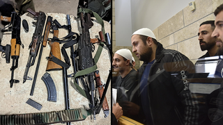 החשודים והנאשמים בהברחת אמל"ח מסוריה, בדיון במחוזי נצרת