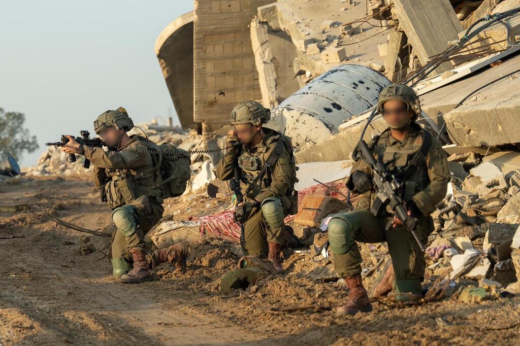 IDF forces operating in Gaza (Photo: IDF) פעילות כוחות חטיבת כפיר במרחב הקו הצהוב