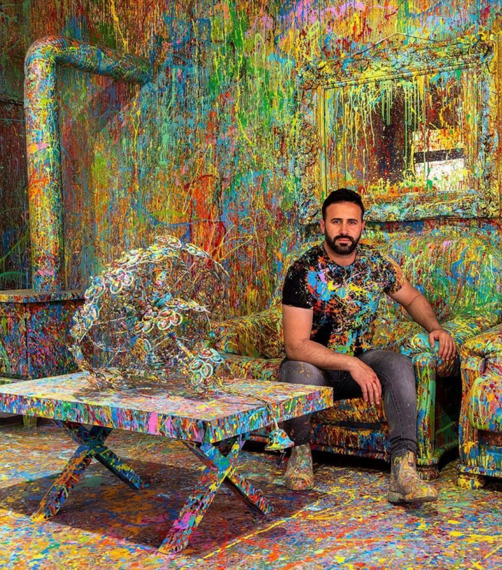 Druze artist Sam Halaby is known as the Color Hunter Druze artist Sam Halaby is known as the Color Hunter