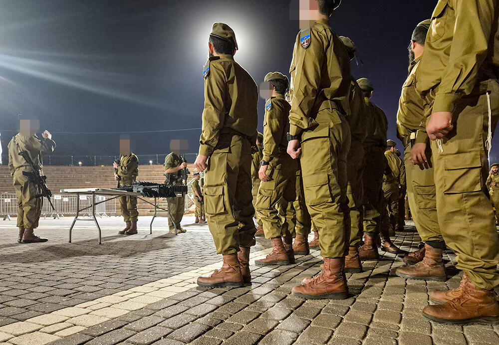 טקס הצהרה של חטיבת חשמונאים