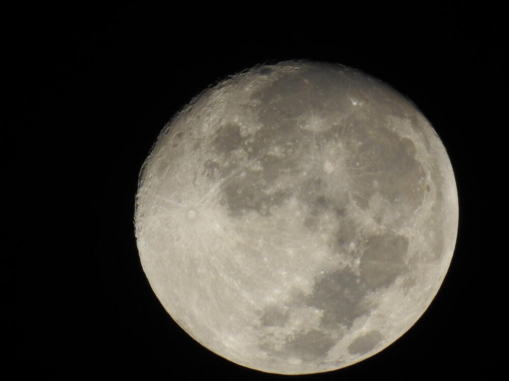 The Moon (Photo: AnithamRaju Yaragorla/Shutterstock) הירח, הלוויין הטבעי היחיד של כדור הארץ