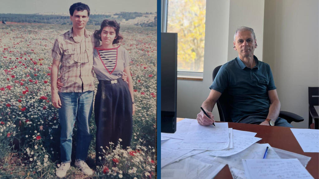 Михаил Цодыкс: слева - сразу после репатриации, с женой Юлией, справа - в наше время в Принстоне (Фото из личного альбома) Михаил Цодыкс