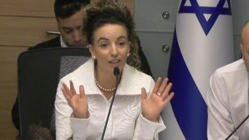 השרה עידית סילמן בוועדה
