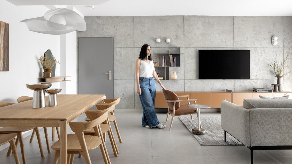 דירת קבלן בראשון לציון, עיצוב: נטע שדה