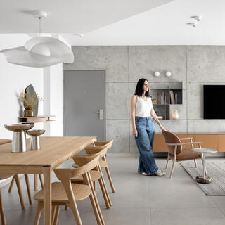 דירת קבלן בראשון לציון, עיצוב: נטע שדה