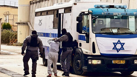 Освобождение террористов ХАМАСа в рамках обменной сделки в феврале 2025 года (Фото: пресс-служба Управления тюрем) yk14591025