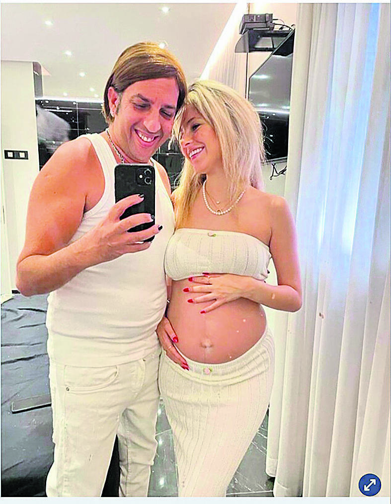 לירז ואליקו בזמן ההיריון