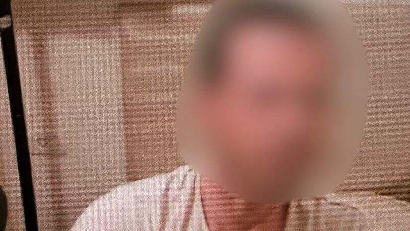 Задержанный подозреваемый (Фото: пресс-служба полиции) מעצר של מפוקח מין לאחר שנתיים