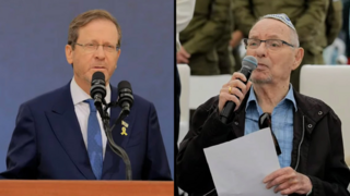 נכדו של בן גוריון בטקס האזכרה הממלכתי לזכרו, נשיא המדינה בטקס האזכרה הממלכתי לדוד בן גוריון