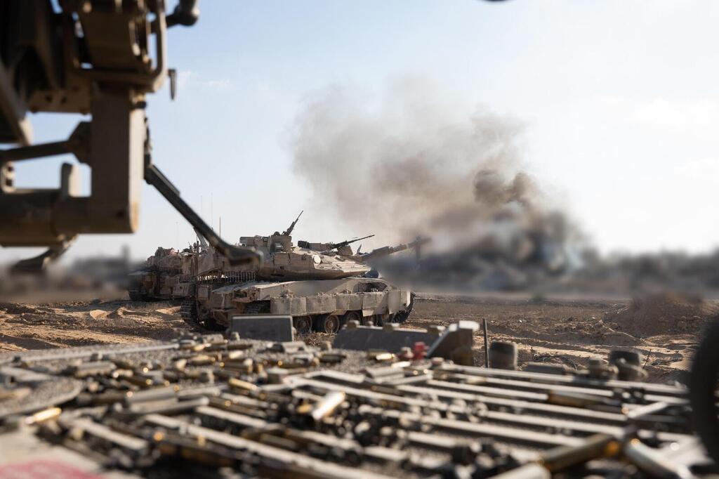 IDF forces operating in eastern Rafah (Photo: IDF) פעילות צוות הקרב החטיבתי של הנח"ל במרחב רפיח
