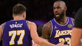 לברון ג'יימס ולוקה דונצ'יץ'