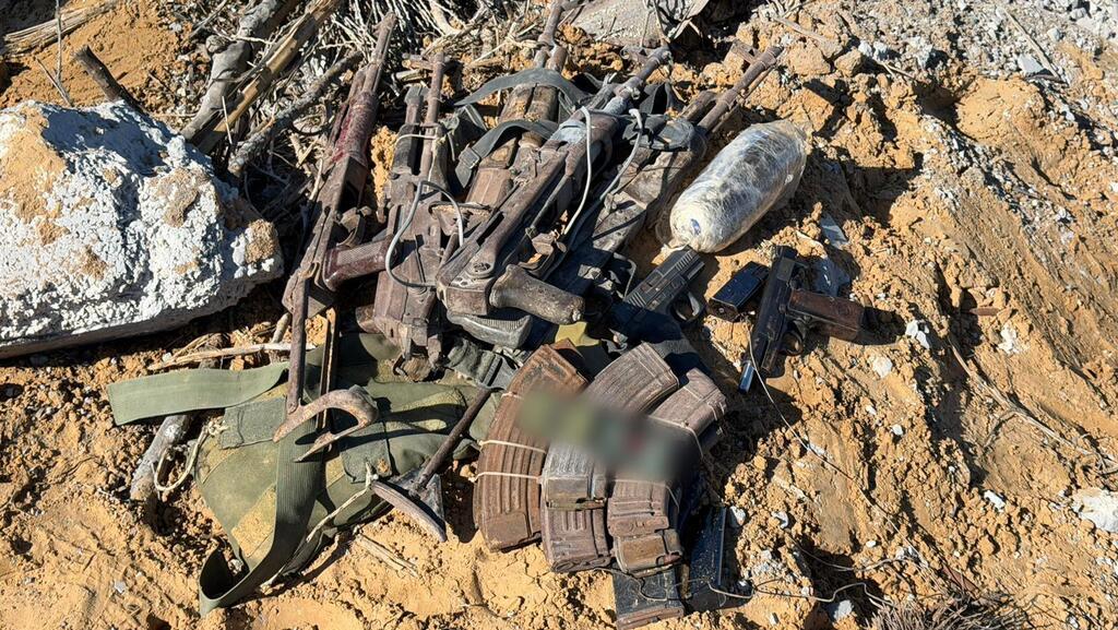 אמצעי הלחימה של המחבלים שאותרו במרחב רפיח