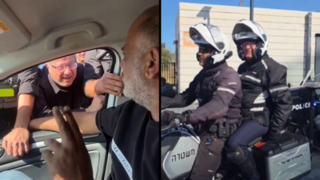 השר לביטחון לאומי חובר עם האופנוענים של המשטרה במטרה לתפוס נהגים מתפרעים בנגב, השר לביטחון לאומי בתל שבע