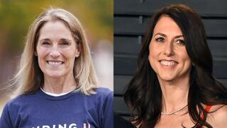 מימין: מקנזי סקוט, ג'יני טרקנטון