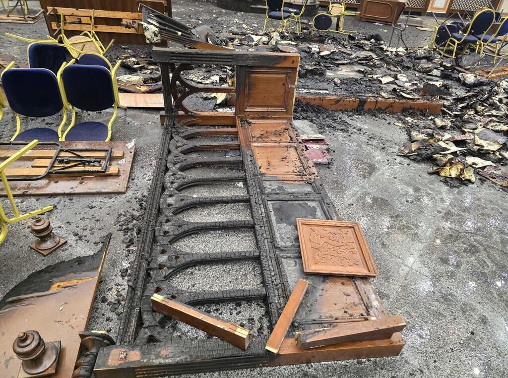 ההרס בבית הכנסת