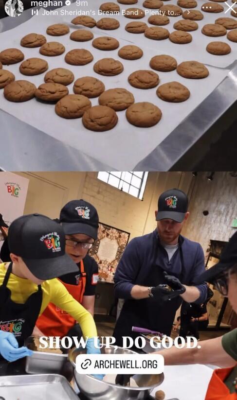 העוגיות נראות די טוב (צילום: אינסטגרם) הנסיך הארי מייגן מרקל